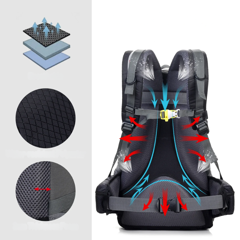BergFrei Rucksack – Ultraleichter, wasserdichter Wanderrucksack für höchsten Komfort