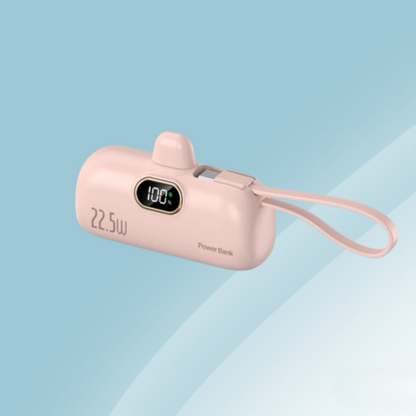 Powerbank compacta de 5000mAh con carga rápida de 22,5 W – Ideal para iPhone y para llevar