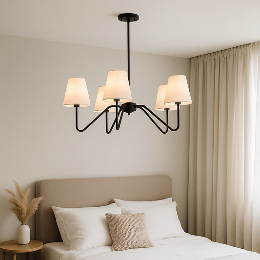 Valenor | Minimalistischer Seidenleuchter für Schlafzimmer 0