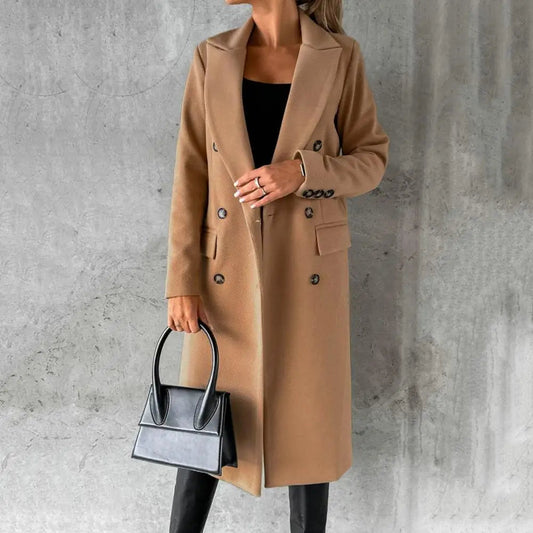 Valeria | Eleganter Damen Langer Trenchcoat mit zeitlosem Komfort 0