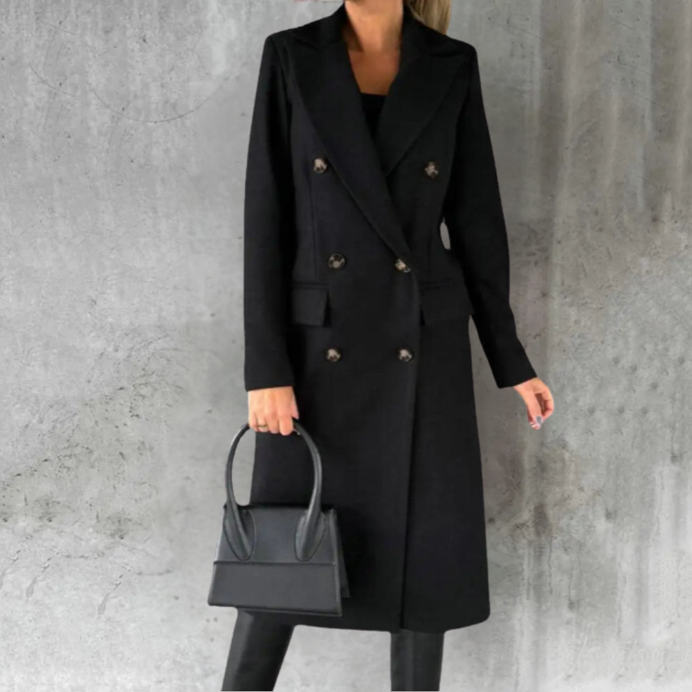 Valeria | Eleganter Damen Langer Trenchcoat mit zeitlosem Komfort 3
