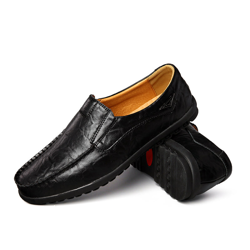Herren Lederschuhe Schwarz Größe 42 Nachhaltiges Leder-6