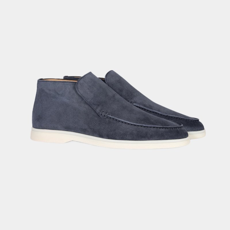Variant image for Herren Stiefel Schwarz Größe 42 Leder Slip-on-34