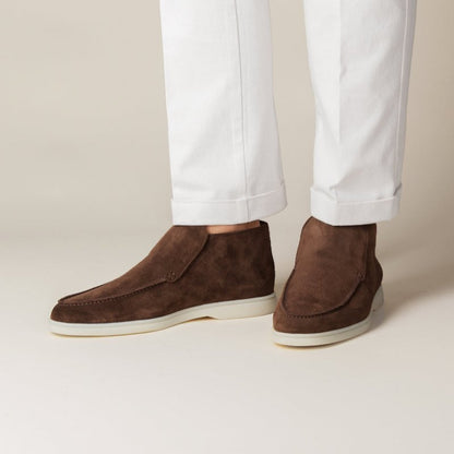 Herren Stiefel Schwarz Größe 42 Leder Slip-on-4
