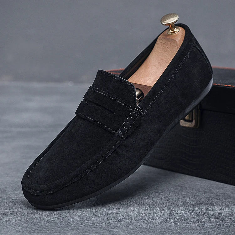 Variant image for Herren Schuhe Schwarz Größe 42 Leder Klassisch Elegant-13