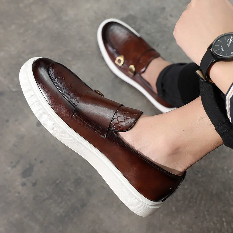 Herren Schuhe Klassische Lederschuhe Schwarz Größe 42 Leder-3