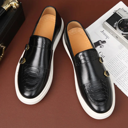 Herren Schuhe Klassische Lederschuhe Schwarz Größe 42 Leder-5