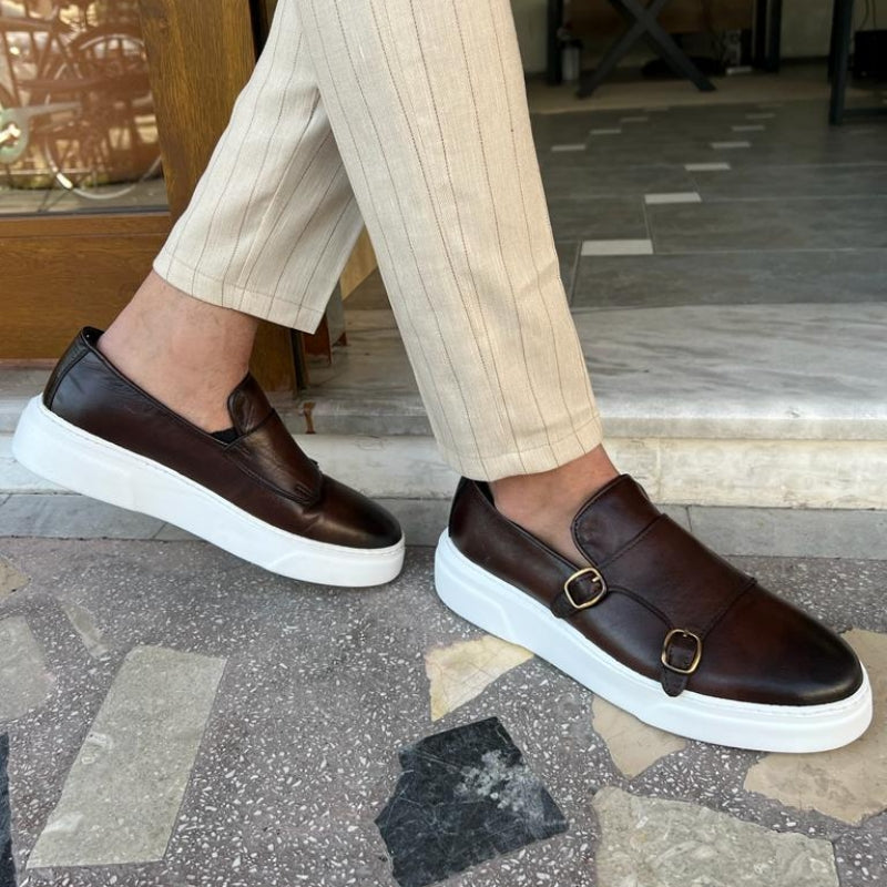 Herren Lederschuhe Schwarz Größe 42 Echtleder-4