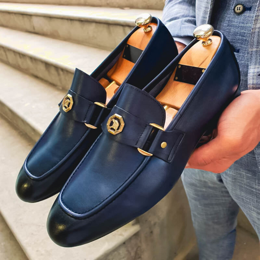 Herren Lederschuhe Schwarz Größe 42 Nachhaltiges Leder-1