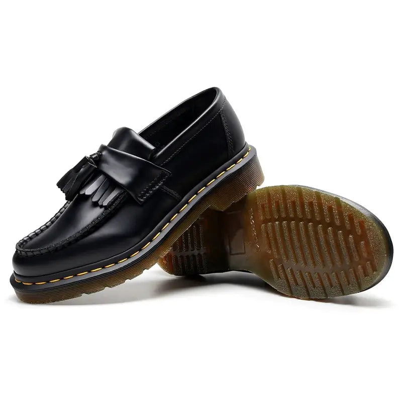 Herren Schuhe Braun Größe 42 Echtleder Vintage Stil Komfortabel-3