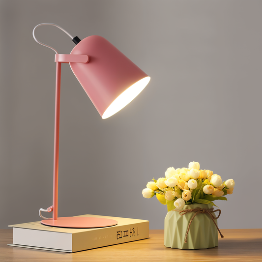 Verstellbare Tischlampe Macaron Stil LED Für Kinderzimmer Eisen 15x35 cm 0