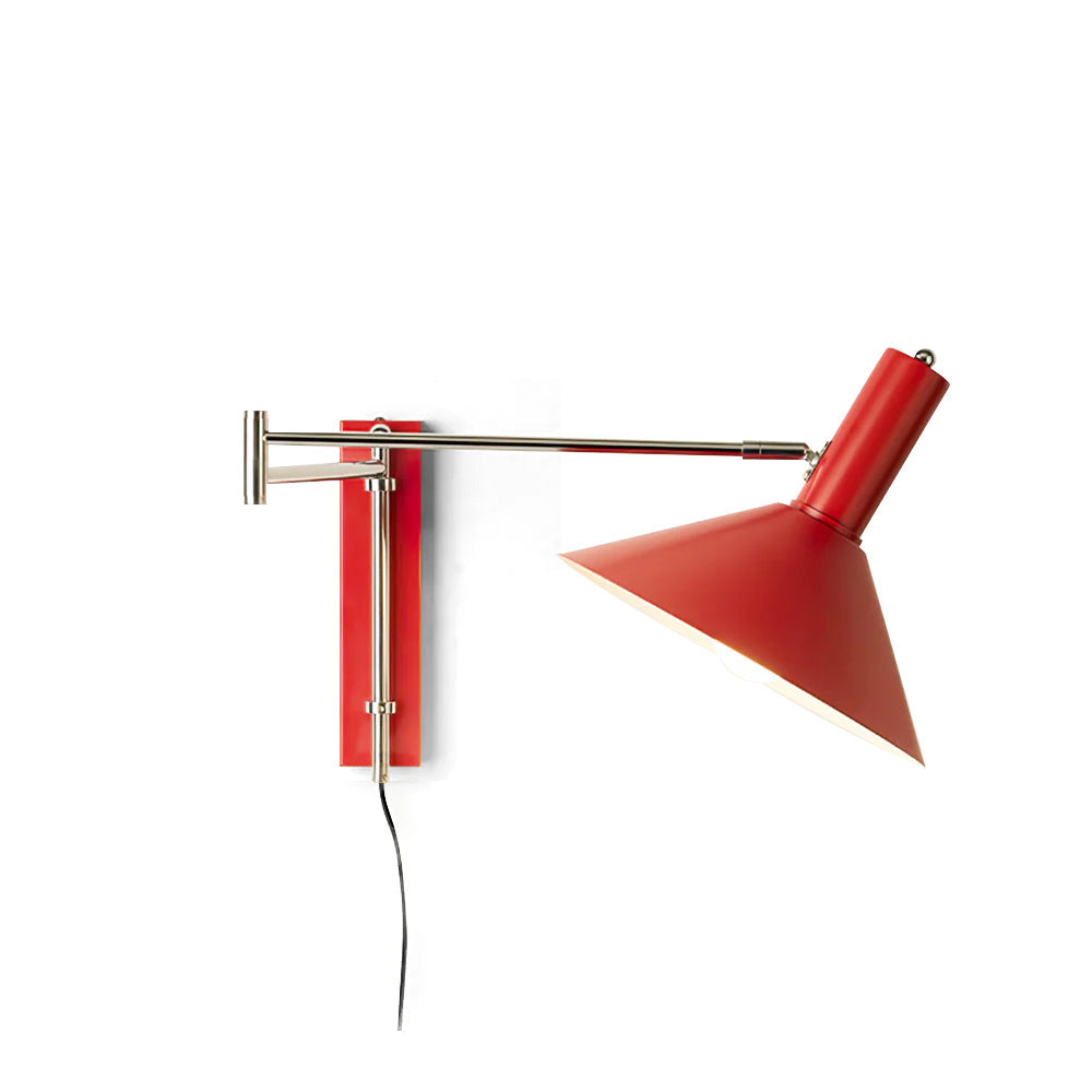Verstellbare Wandlampe Minimalistisch Plug-in LED Wandleuchte mit Schalter Metall für Innenräume 1