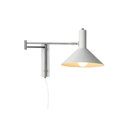Verstellbare Wandlampe Minimalistisch Plug-in LED Wandleuchte mit Schalter Metall für Innenräume 10