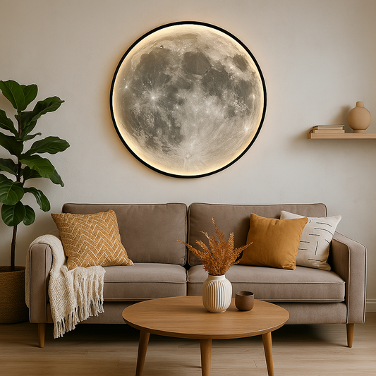 Wallure | Leuchtende Mond-Wandlampe für ein modernes Wohnen 0
