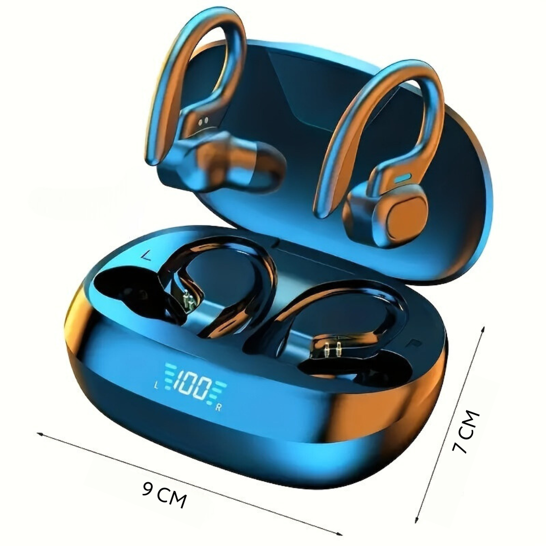 Wasserdichte Bluetooth-Ohrhörer mit ergonomischer Passform und Touch-Steuerung für Sportler – kabellos, IPX7-Einstufung, 6 Stunden Akkulaufzeit 4