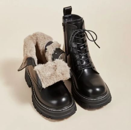 Wasserdichte Frauenstiefel mit Anti-Rutsch-Sohle und Wärmeisolierung für den Winter – Bequeme und Stilvolle Damenstiefel 0