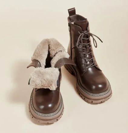 Wasserdichte Frauenstiefel mit Anti-Rutsch-Sohle und Wärmeisolierung für den Winter – Bequeme und Stilvolle Damenstiefel 1
