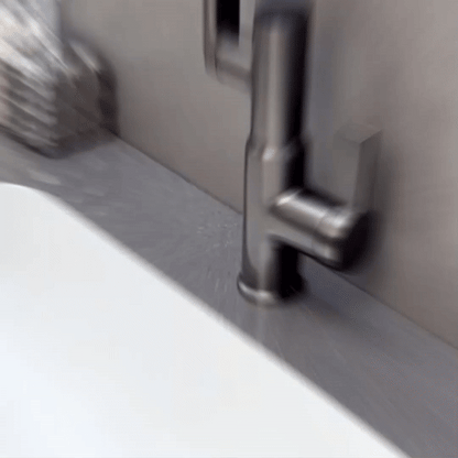 Wasserhahn Küche 360° Drehfunktion Höhenverstellbar Edelstahl Modern 3