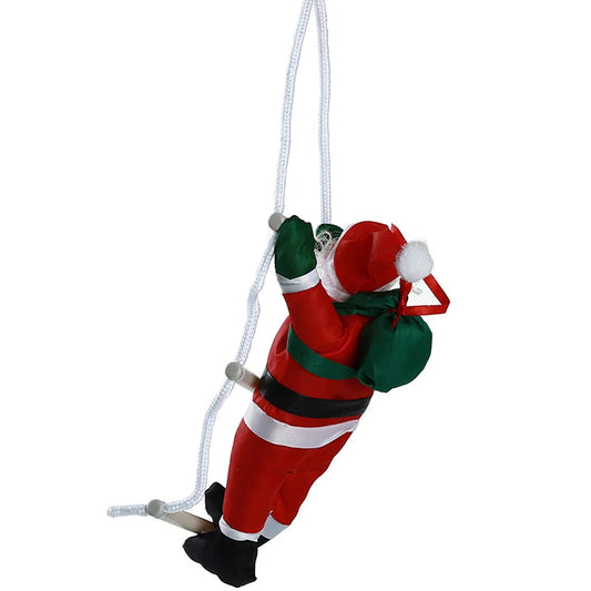 Weihnachtsbaum Ornament Weihnachtsmann Kletternd PVC Festliche Dekoration 0