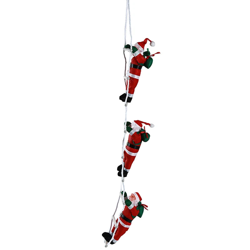 Weihnachtsbaum Ornament Weihnachtsmann Kletternd PVC Festliche Dekoration 7