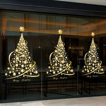 Weihnachtsfensteraufkleber Festliche Raumschmuck PVC 2
