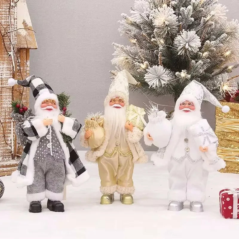 Weihnachtsfest | Luxus-Weihnachtsmann-Dekoration mit Geschenktüte 3