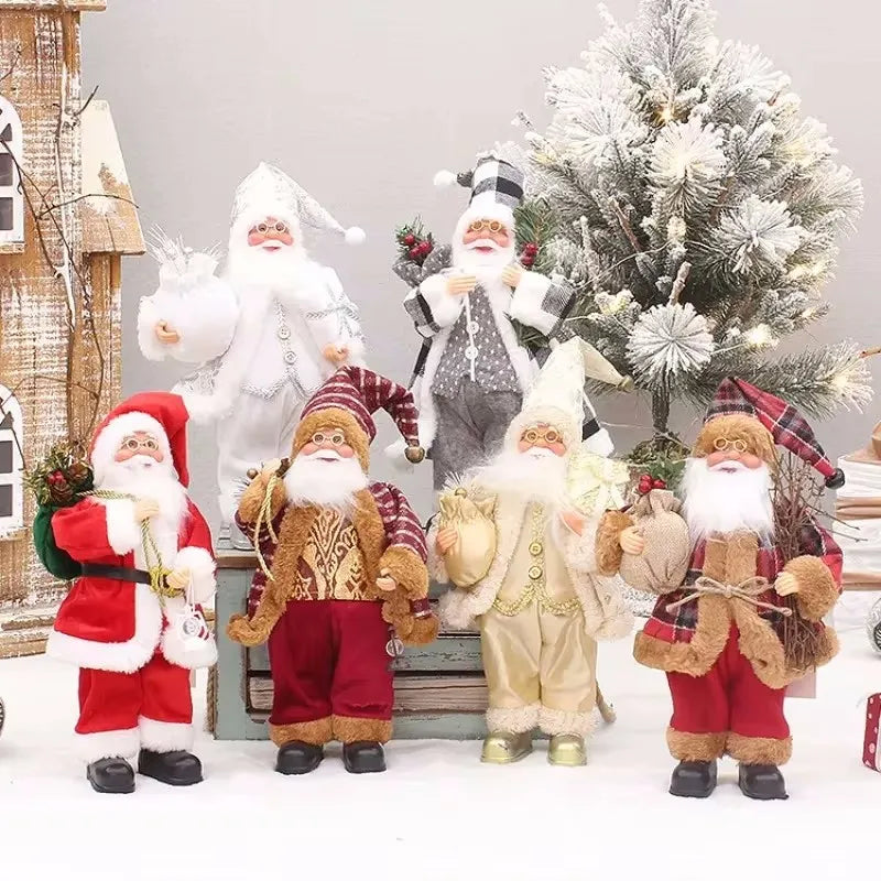 Weihnachtsfest | Luxus-Weihnachtsmann-Dekoration mit Geschenktüte 4