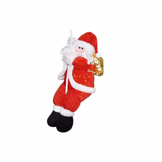 Weihnachtsmann Hänger Dekoration Plüsch Verspielt Für Fenster Und Weihnachtsbaum 0