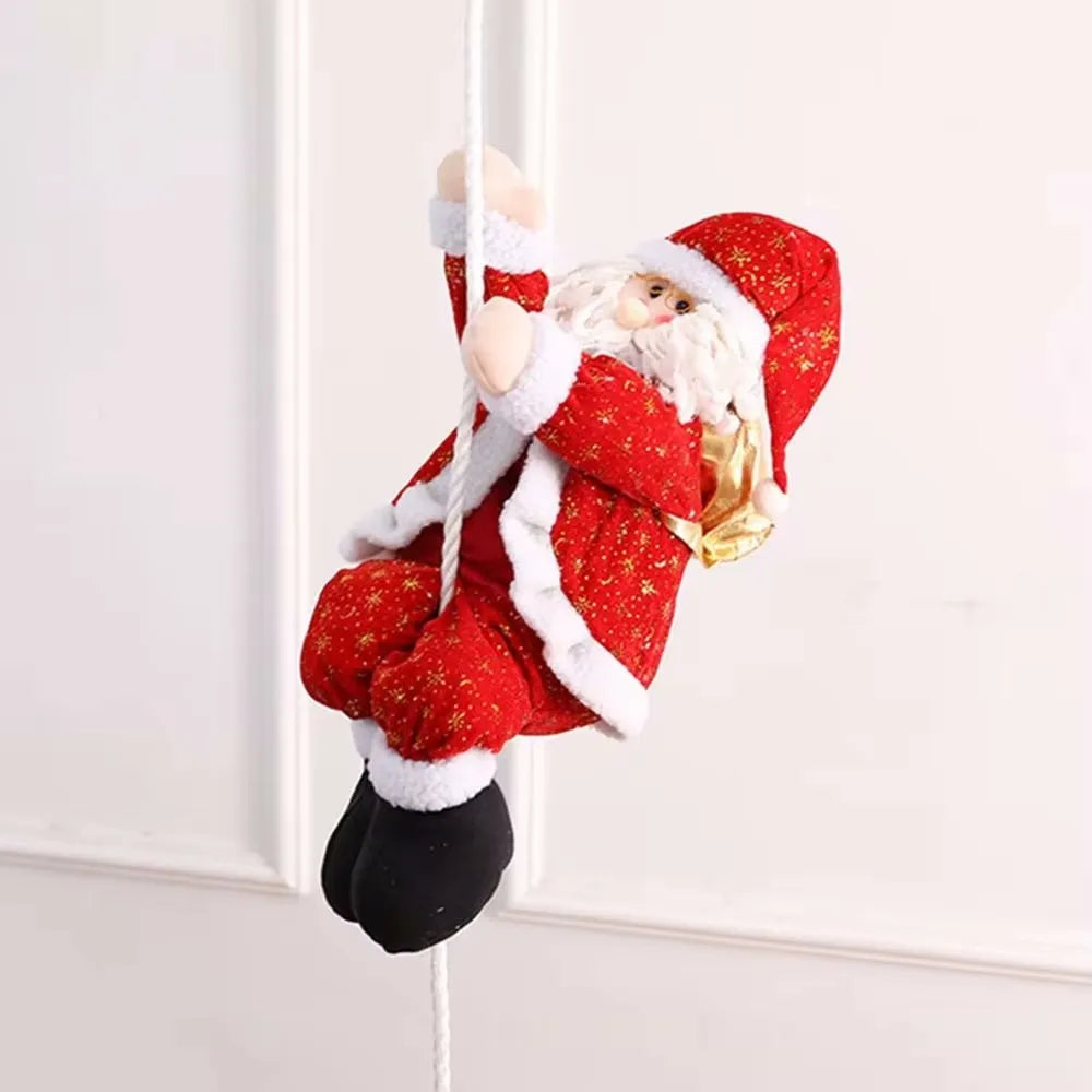 Weihnachtsmann Hänger Dekoration Plüsch Verspielt Für Fenster Und Weihnachtsbaum 2