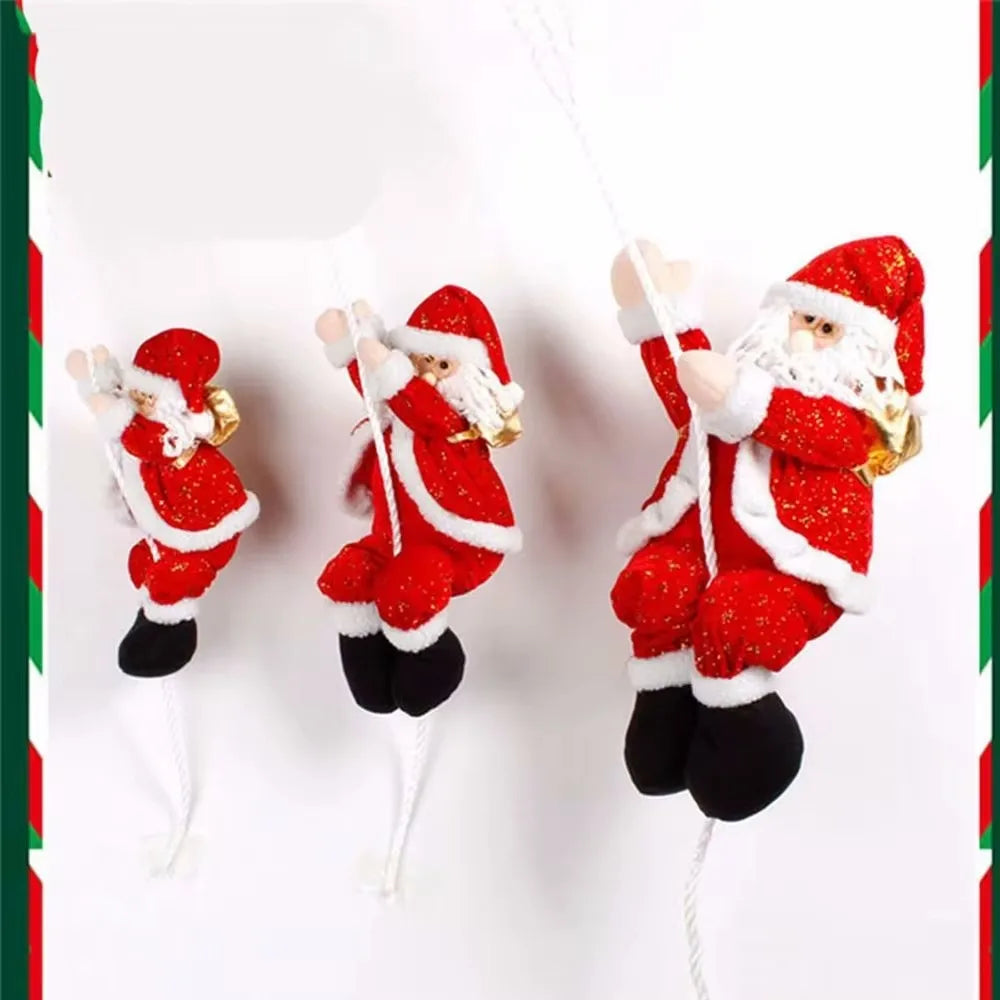Weihnachtsmann Hänger Dekoration Plüsch Verspielt Für Fenster Und Weihnachtsbaum 3