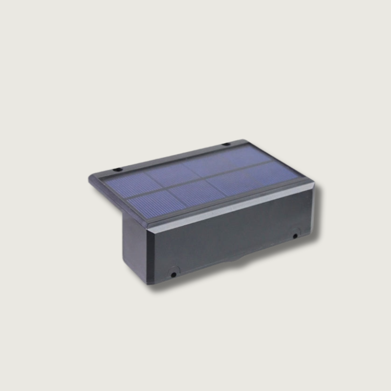 Wetterfeste Solar-Außenbeleuchtung mit Intelligenten Lichtsensor – Außenleuchten für Haus und Garten, Schwarz, IP65 1