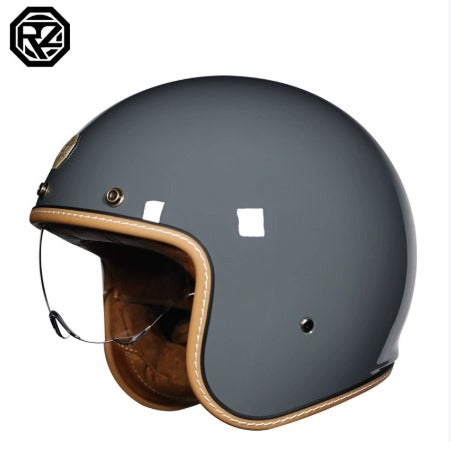 Men's motorcycle helmet DOT-approved lightweight UV protection ABS shell