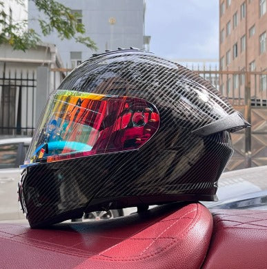 Modularer Helm mit zwei Gläsern, DOT ECE-geprüft, leichtes ABS