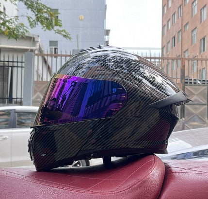 Modular helmet with two visors, DOT ECE-certified, lightweight ABS