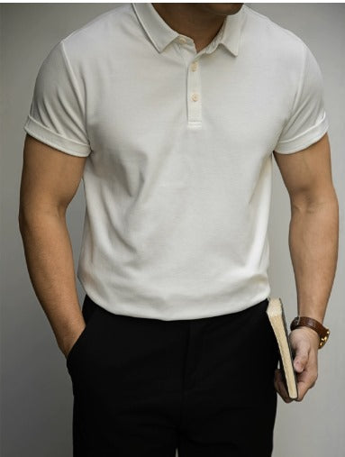 Men's polo shirt with breathable fabric – modern design for warm days