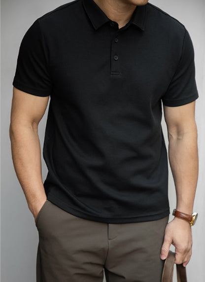 Men's polo shirt with breathable fabric – modern design for warm days