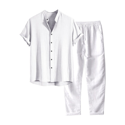 Variant image for Herren Set Blau Größe M Polyester Casual Outfits für Männer-31