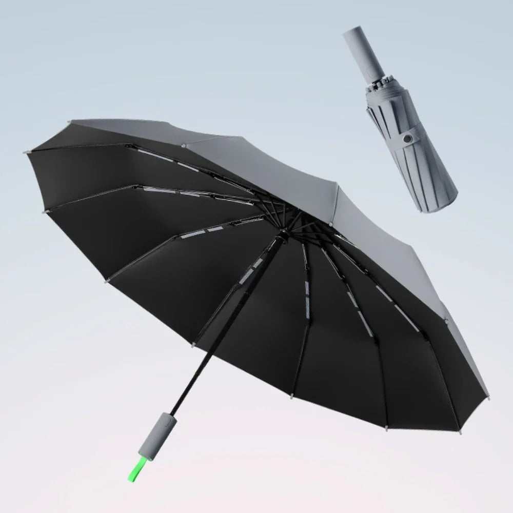 Wind- und Wasserdichter Regenschirm mit UV-Schutz – Robuster Taschenschirm für Jeden Tag 1