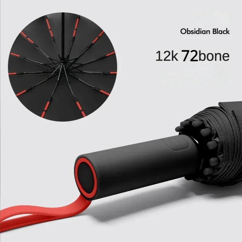 Wind- und Wasserdichter Regenschirm mit UV-Schutz – Robuster Taschenschirm für Jeden Tag 10