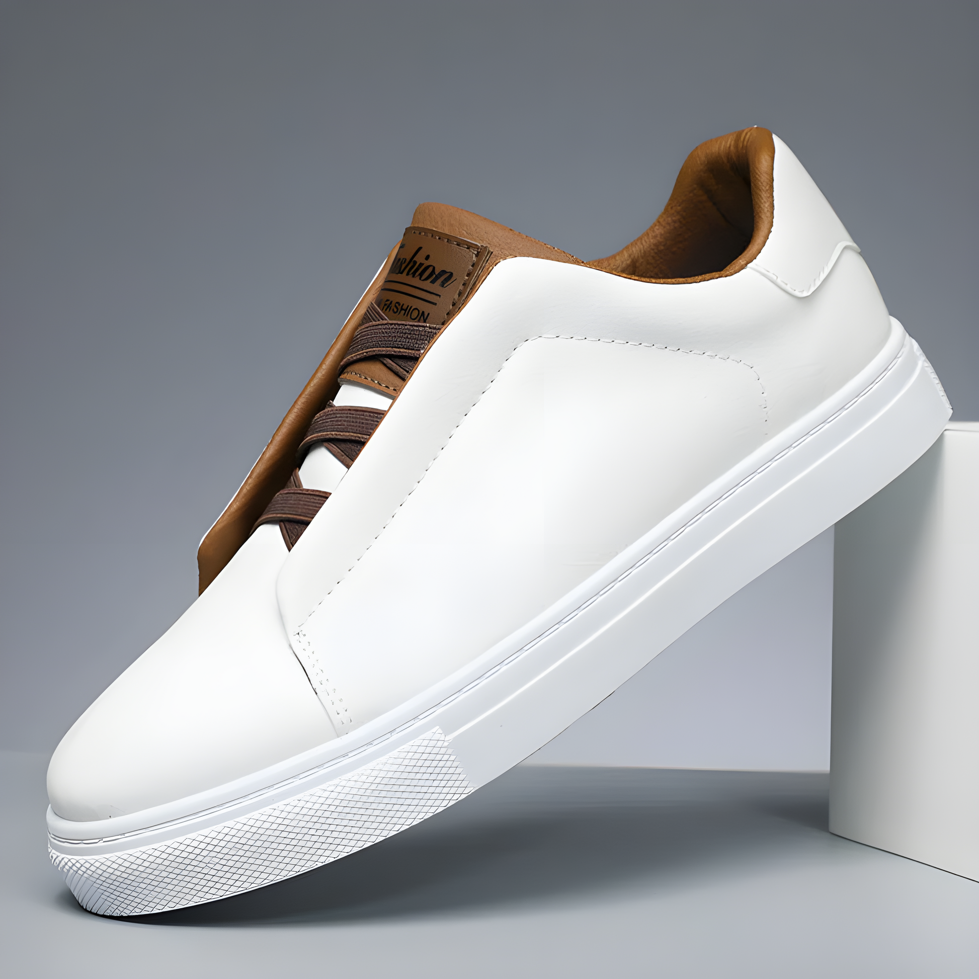Variant image for Herren Sneaker Weiß Größe 42 Leder Hochwertig für Komfort und Stil-7