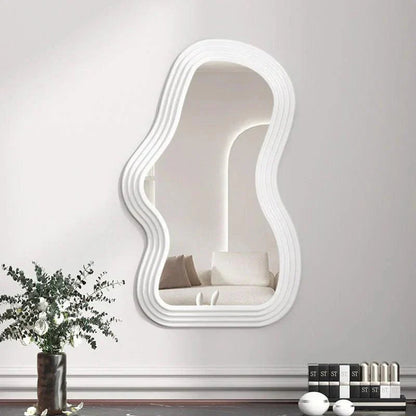 Wolkenförmiger Spiegel aus ABS – Kreatives Design für Wohnzimmer, Schlafzimmer und Badezimmer, 40,5 x 23 cm 5