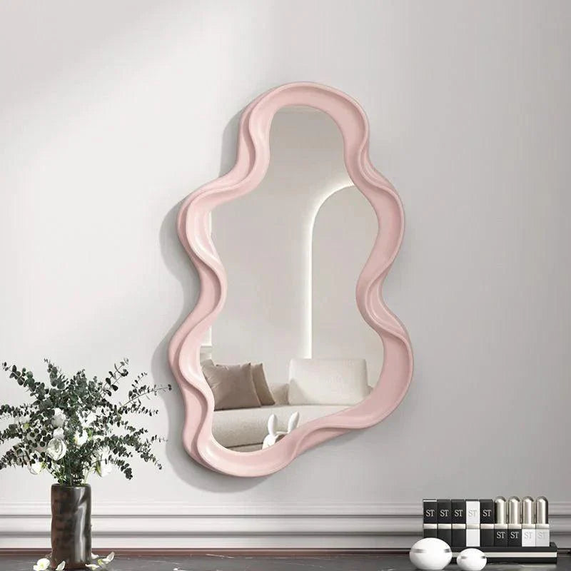 Wolkenförmiger Spiegel aus ABS – Kreatives Design für Wohnzimmer, Schlafzimmer und Badezimmer, 40,5 x 23 cm 7