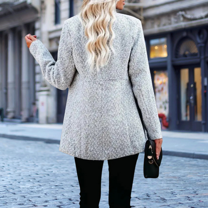Women's Ankle Length Coat with Notch Lapels – Elegant Winter Coats for Women 4