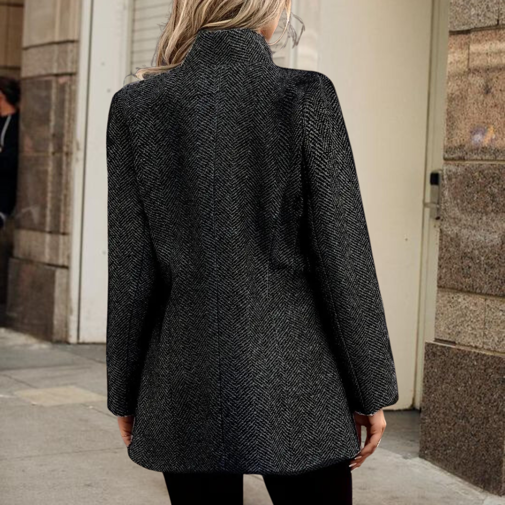 Women's Ankle Length Coat with Notch Lapels – Elegant Winter Coats for Women 6