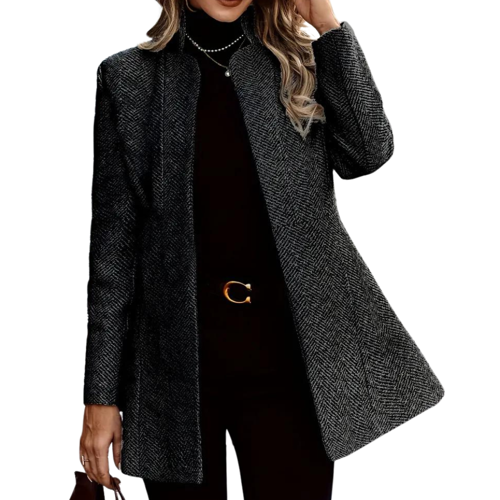 Women's Ankle Length Coat with Notch Lapels – Elegant Winter Coats for Women 7