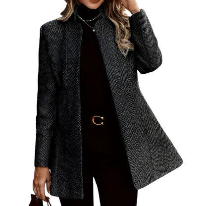 Women's Ankle Length Coat with Notch Lapels – Elegant Winter Coats for Women 7