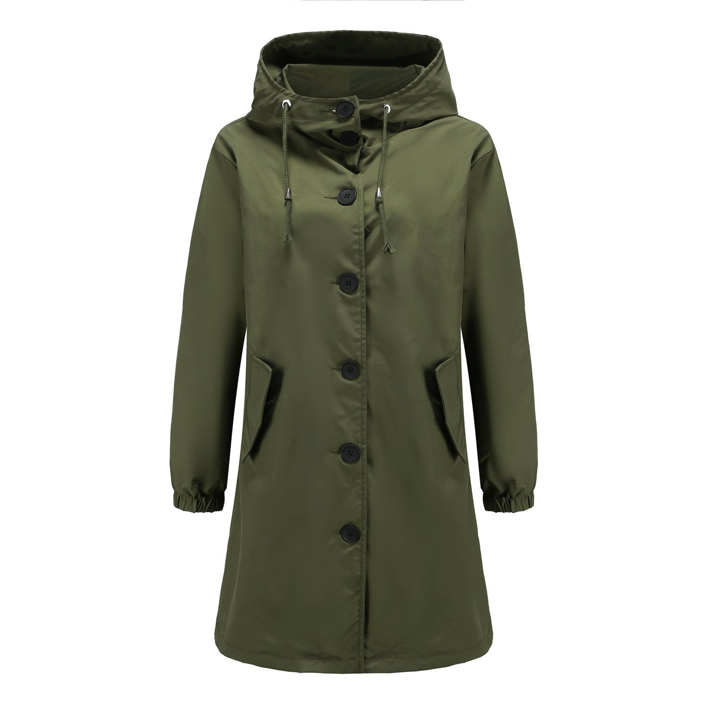 Women's Lightweight Waterproof Rain Jacket with Hood - Casual Outdoor Windbreaker 4