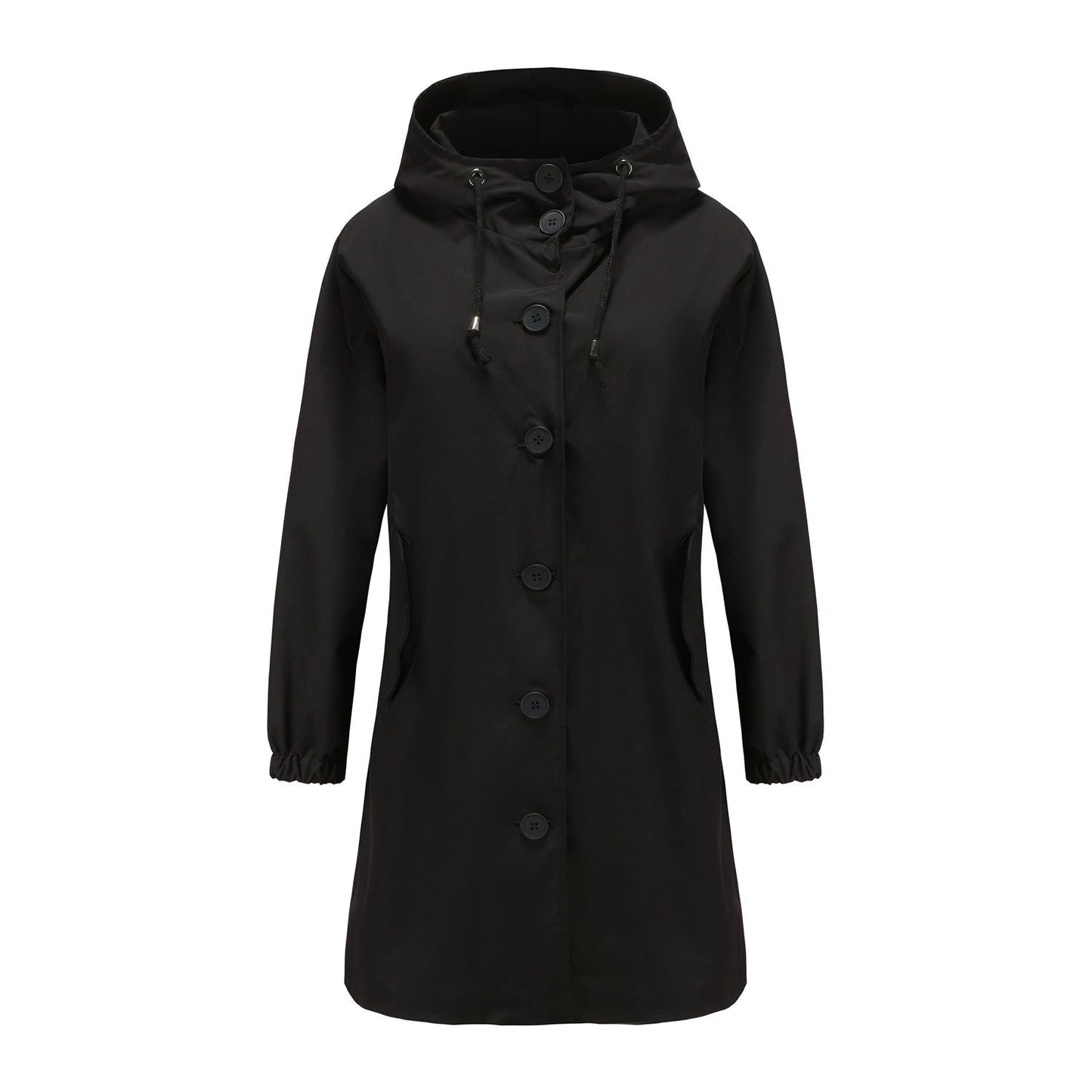Women's Lightweight Waterproof Rain Jacket with Hood - Casual Outdoor Windbreaker 5