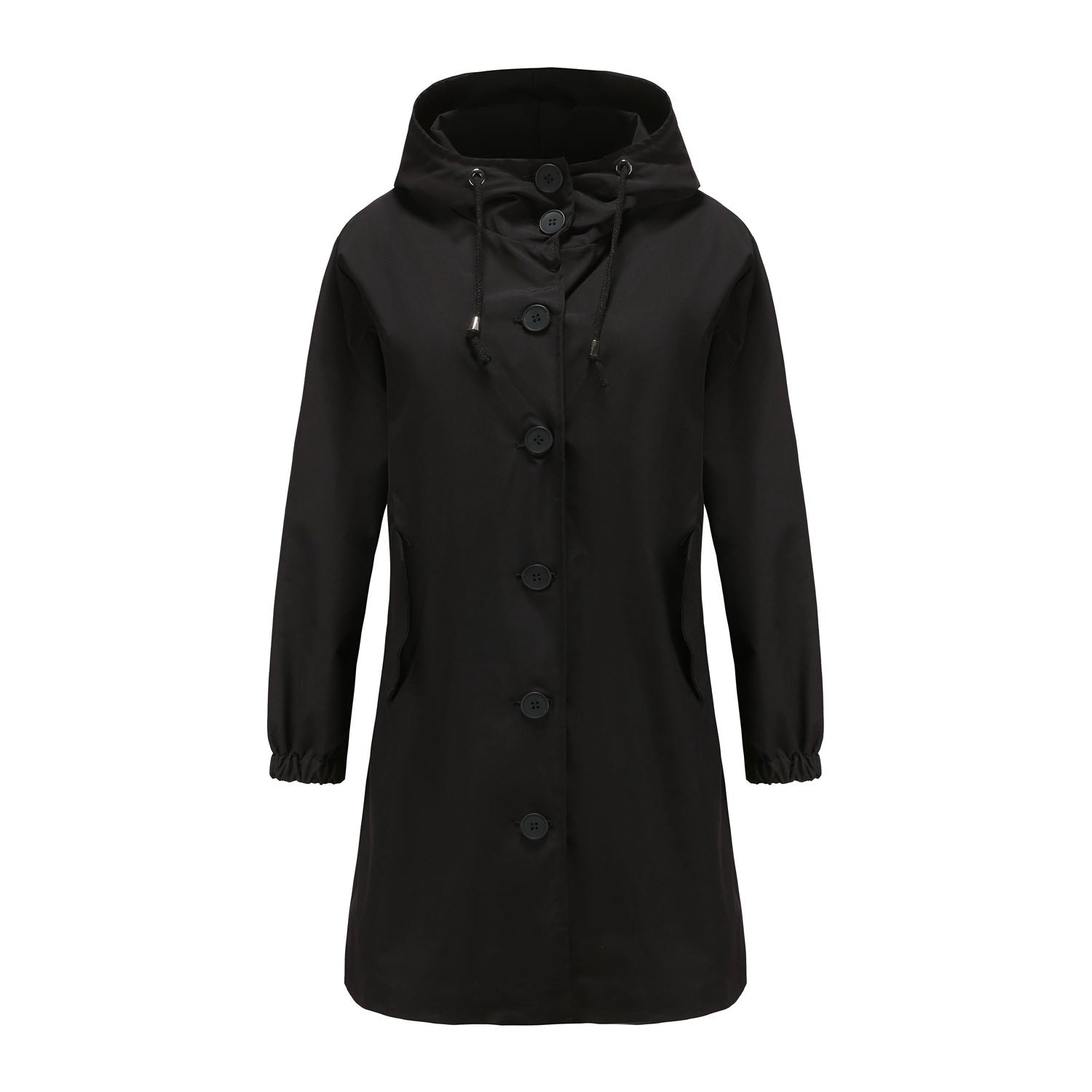 Women's Lightweight Waterproof Rain Jacket with Hood - Casual Outdoor Windbreaker 5