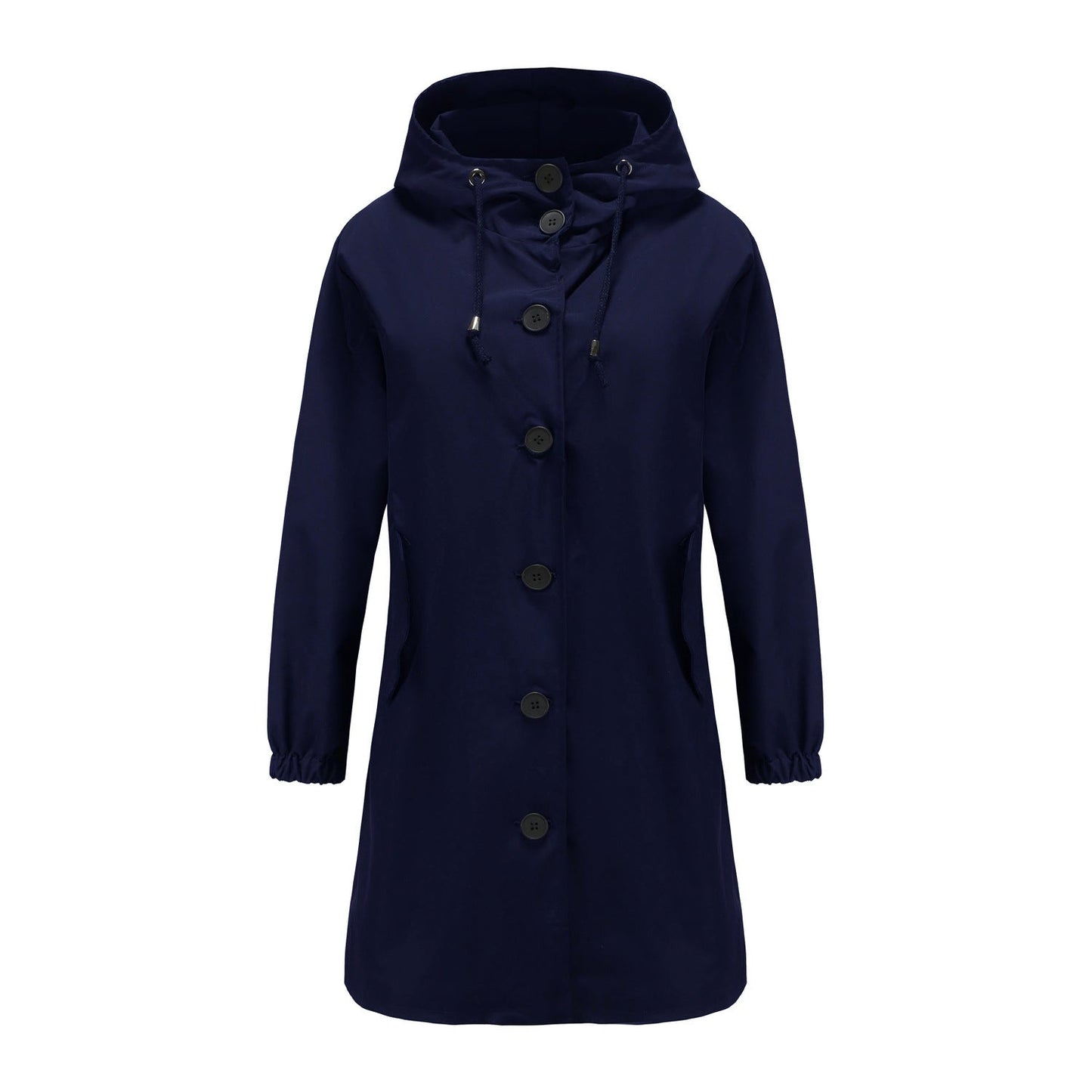 Women's Lightweight Waterproof Rain Jacket with Hood - Casual Outdoor Windbreaker 6